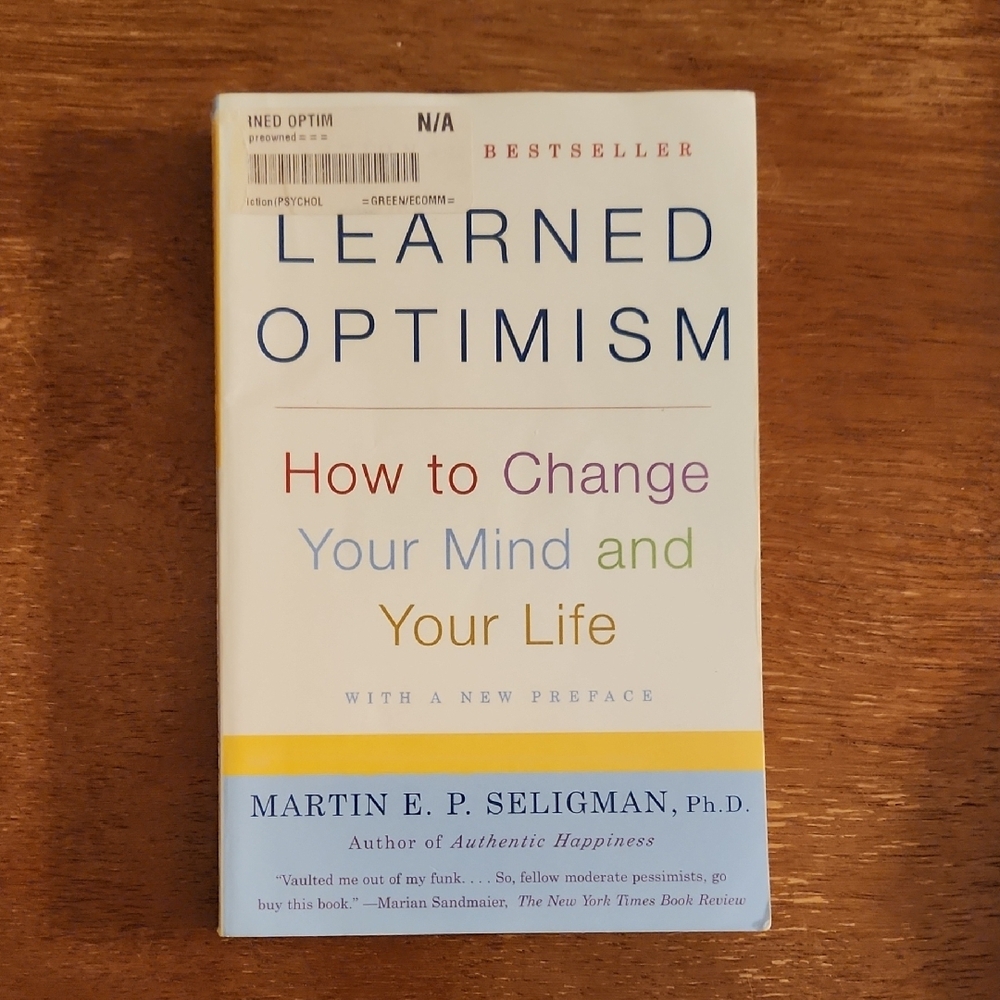 Learned Optimism Book
